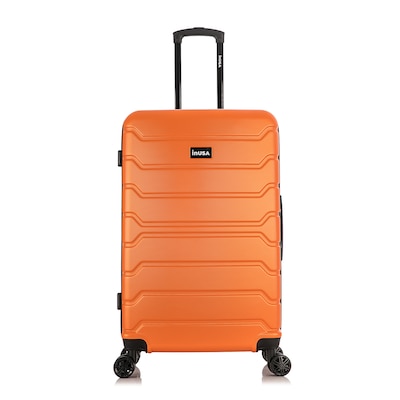 InUSA Trend 31.07 Hardside Suitcase, 4-Wheeled Spinner, Orange (IUTRE00L-ORA)