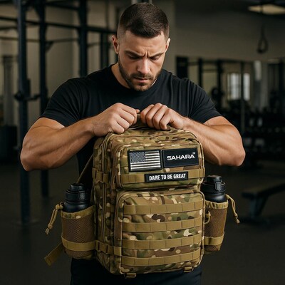 SaharaCase Raider Laptop Backpack, Large, Army Camo (LT00092)