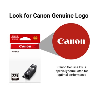 Canon 225 Black Standard Yield Ink Cartridge  (4530B001)