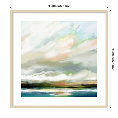 Amanti Art Sunday Morning by Mary Sparrow Wood Framed Wall Art Print, 33" x 33" (A42675345804)