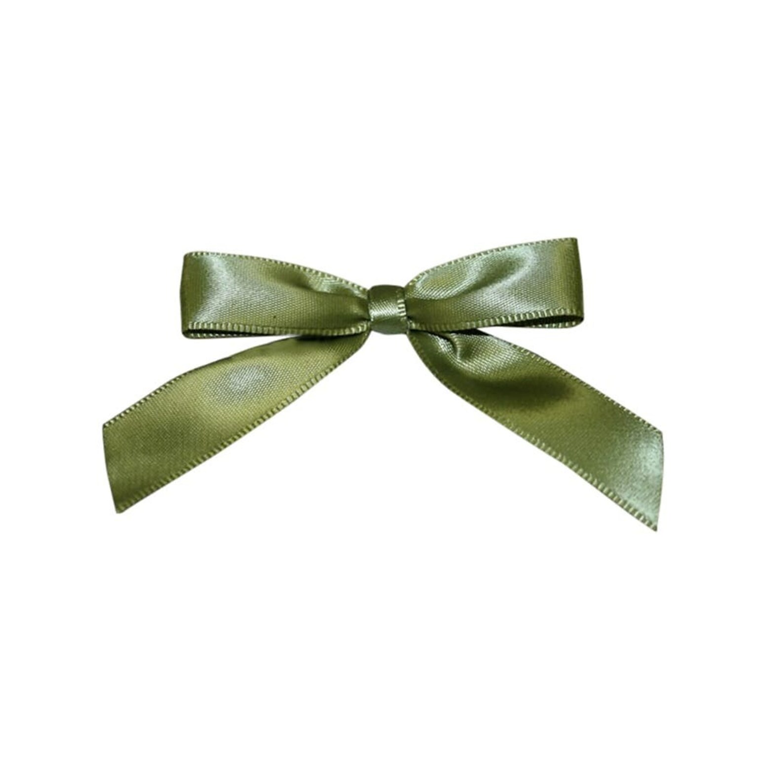 JAM Paper Satin Bows, Moss Green, 100/Pack (52640349183)