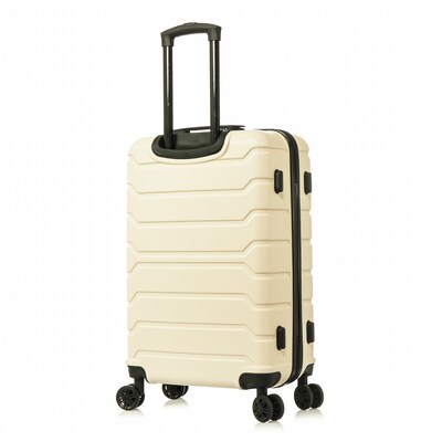 InUSA Trend 2-Piece Hardside Spinner Luggage Set, TSA Checkpoint Friendly, Sand (IUTRE0SM-SAN)