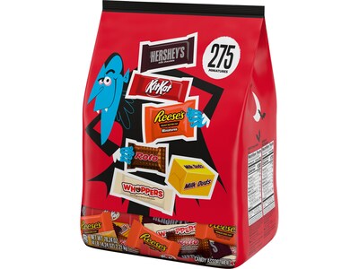 Hersheys Miniatures Assorted Chocolate Candies, 78.24 oz., 275 Pieces (34000-94545)