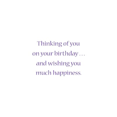 Ringed In Ribbon Birthday Greeting Cards; Stock Verse Included; Boxed Set of 25 Cards and Envelopes