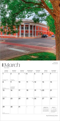 2026 BrownTrout My Old Kentucky Home Kentucky Places 12" x 12" Monthly Wall Calendar (9798330704736)