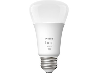 Philips Hue 60W Equivalent A19 LED Smart Bulb, Soft Warm White, 2/Pk (476951)