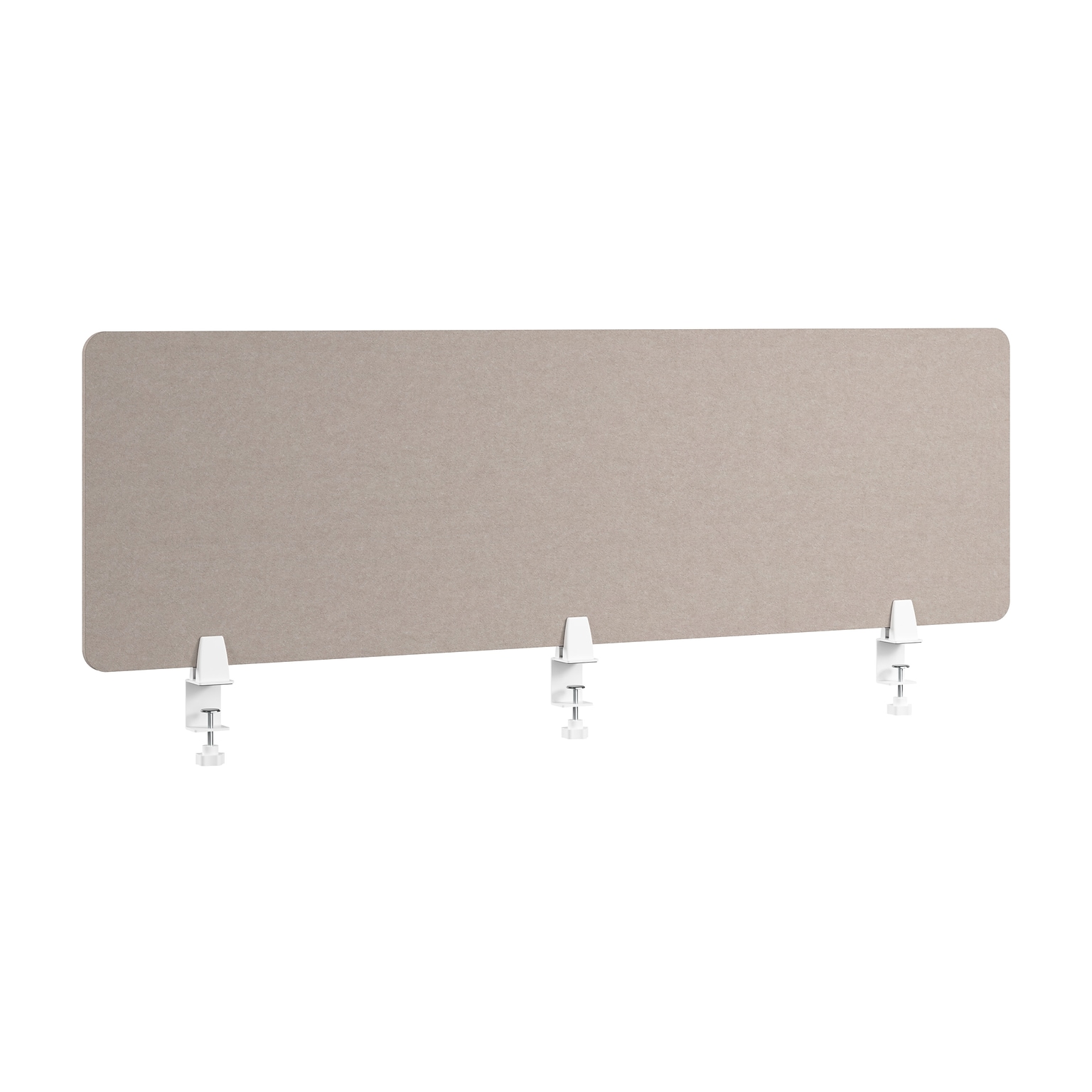 Bush Business Furniture Fabric Privacy Panel, 17.5H x 58W, Warm Beige (PSP158WB-03)