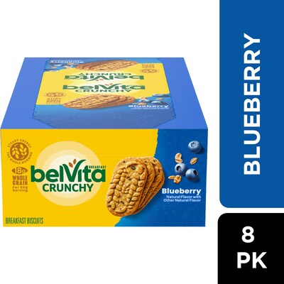BelVita Blueberry Breakfast Bar, 1.76 oz., 8 Bars/Box (GEN02908)