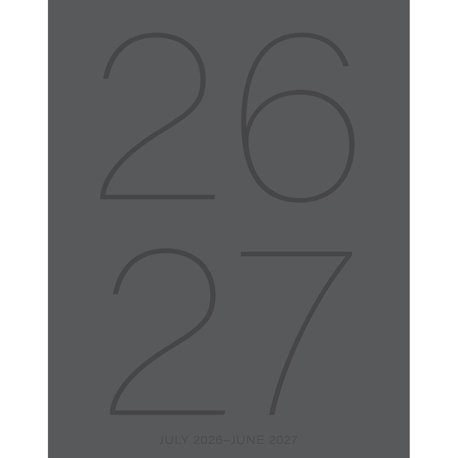 2026-2027 Willow Creek 7.5 x 9.5 Academic Weekly & Monthly Planner, Gray (65921)