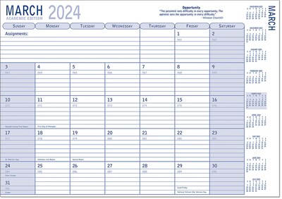 Custom HDI Academic Desk Planner