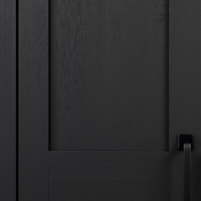 Sauder Select 72"H Storage Cabinet with 3 Shelves, Raven Oak (433243)