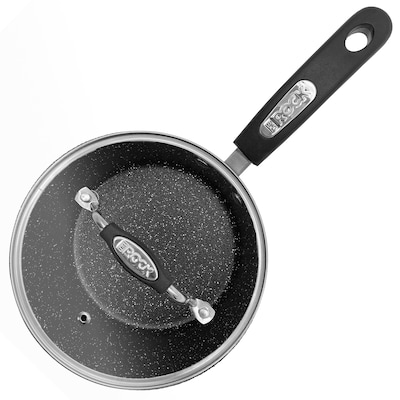 THE ROCK by Starfrit Terra Aluminum 2-Qt. Saucepan, Black (060308-002-0000)