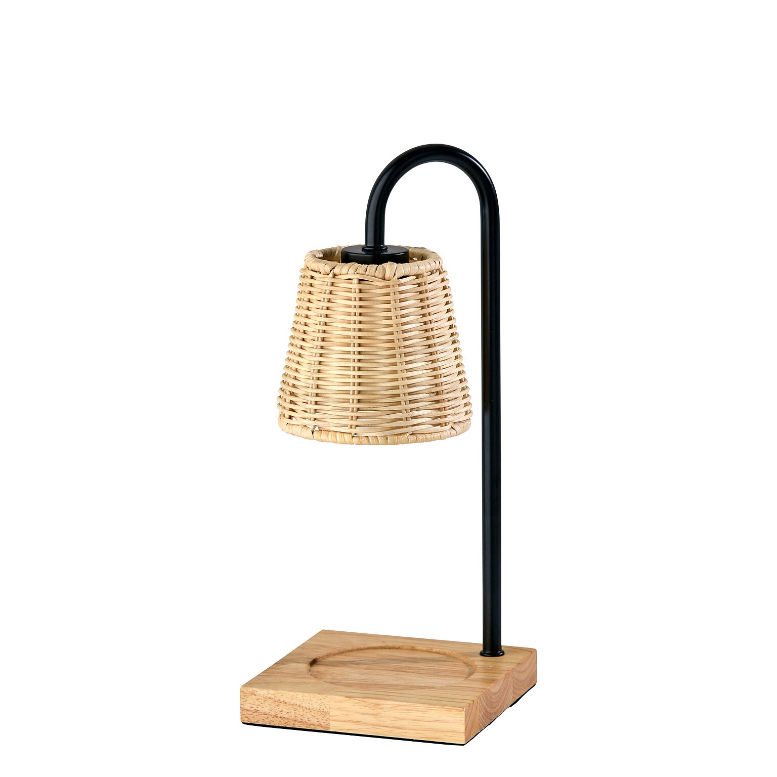 Simplee Adesso Ridgley Candlewarmer 13.25 Halogen Table Lamp, Black (SL1190-01)