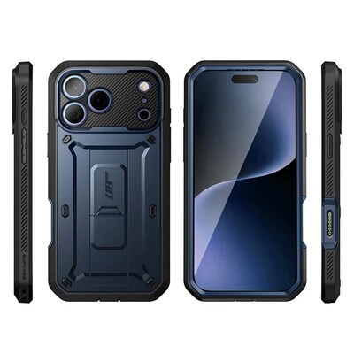SUPCASE Unicorn Beetle Pro Case for iPhone 17 Pro, Shock Absorbing, Azure (SUP-iPhone2025Pro-UBPro-SP-Azure)