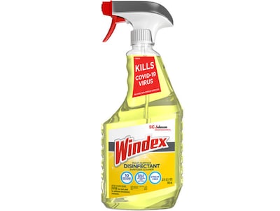 SC Johnson Windex Disinfecting Multi-Surface Sanitizer Cleaner, Citrus Scent, 32 Oz. (322369)