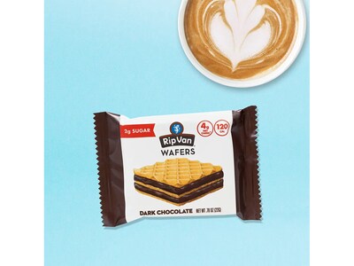 Rip Van Dark Chocolate Wafers, 0.78 oz., 16 Packs/Box (5207)