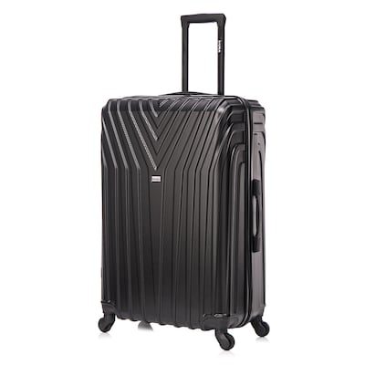InUSA Vasty 30.31 Hardside Suitcase, 4-Wheeled Spinner, TSA Checkpoint Friendly, Black (IUVAS00L-BLK)