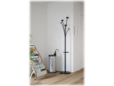 Alba Festival Coat Tree, Black, Steel/Plastic  (PMFEST N)