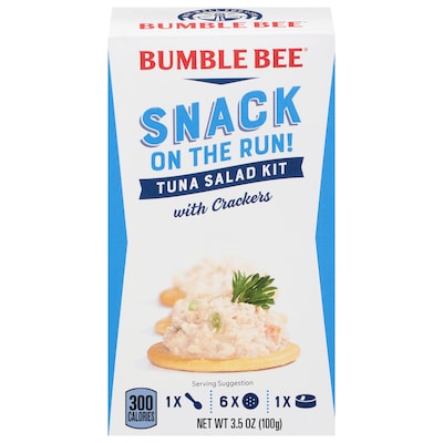 Bumble Bee Snack On The Run! Tuna Fish with Crackers, 3.5 oz., 12/Carton (AHF70777)