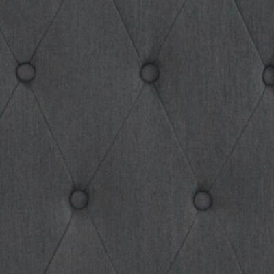 Flash Furniture Riverdale Tufted Upholstered Platform Bed in Dark Gray Fabric with Pocket Spring Mattress, Full (HGBM46)