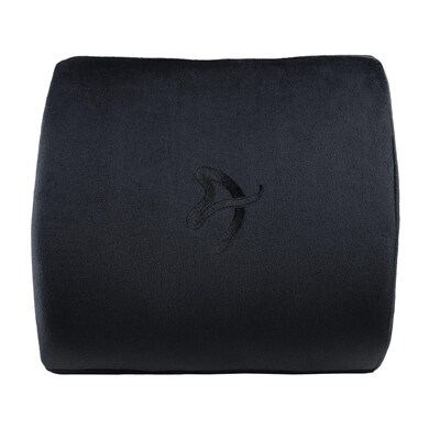 Arozzi Lumbar Support Pillow, Black Velour (AZ-LUMBAR-BV)