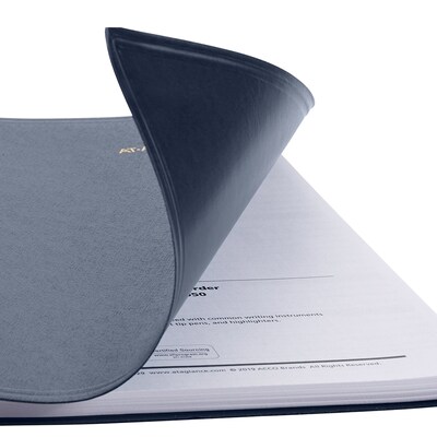 2026 AT-A-GLANCE 8.25" x 11" Weekly Appointment Book Planner, Faux Leather Cover, Navy (70-950-20-26)