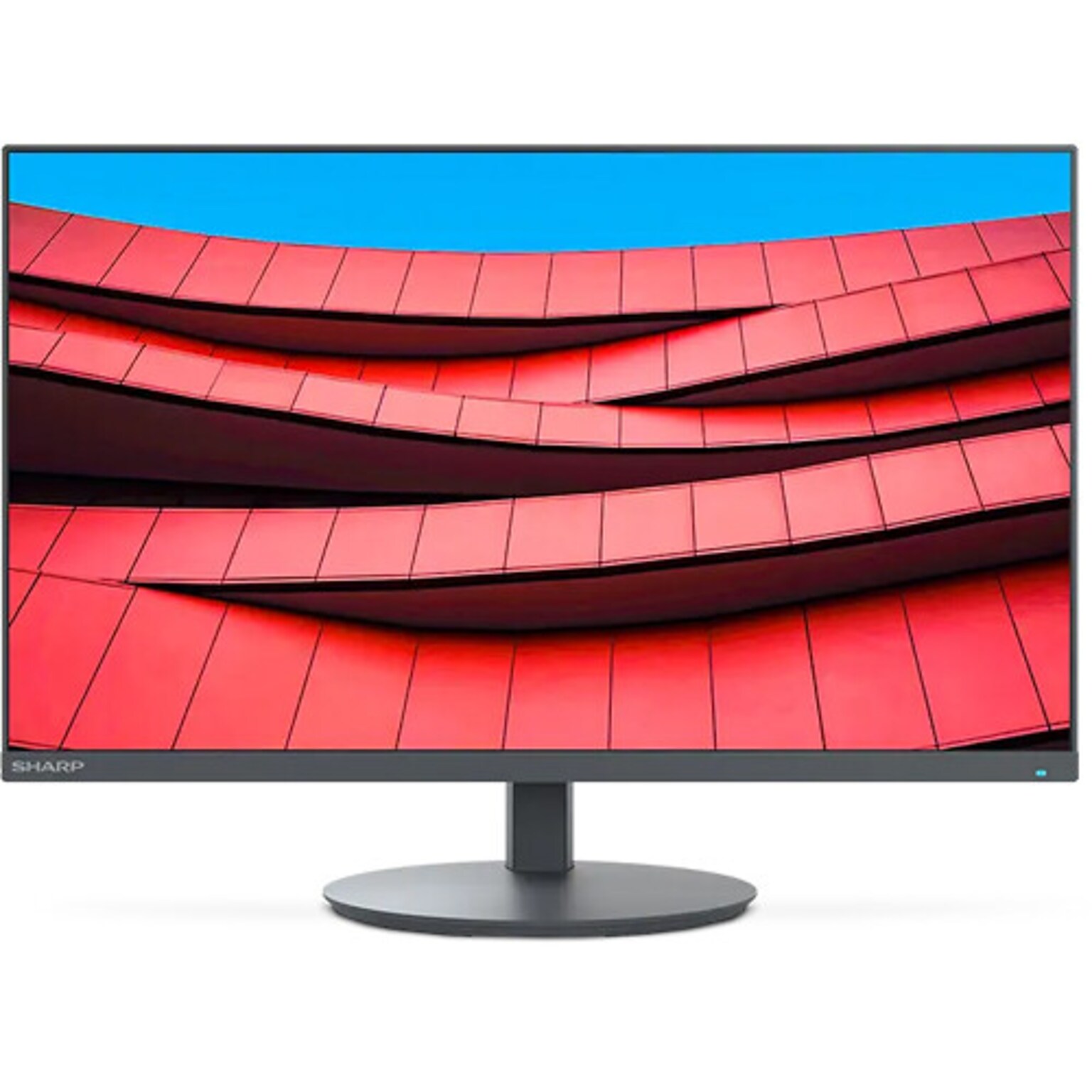 Sharp MultiSync 24 FHD IPS 62Hz Desktop Monitor, Built-In Speaker, Height Adjustable, Black (DD-E244F)