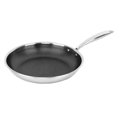 Brentwood 11 Frying Pan, Stainless Steel (B-FH28)