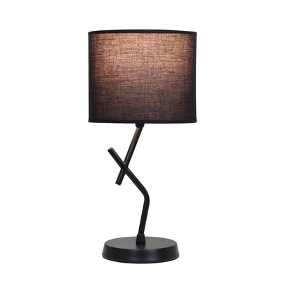 Simple Designs Abstract 17.13 LED Table Lamp, Black (LT1172-BLK)