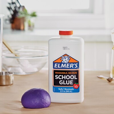 Elmer's Washable Liquid School Glue, 32 oz., White (2024678)
