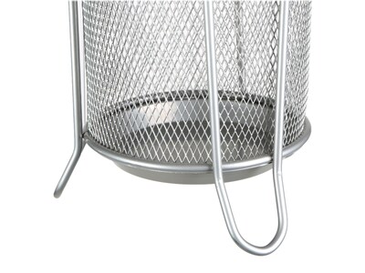 Mind Reader Umbrella Stand, Silver, Metal Wire (UMBHTHIN-SIL)
