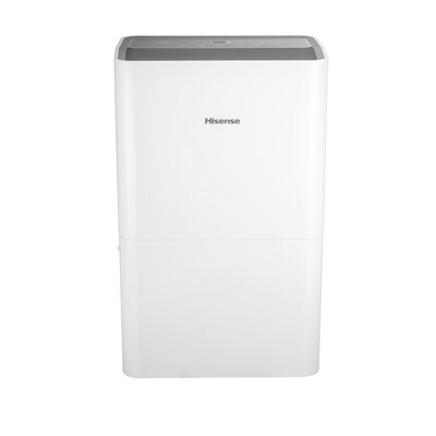 Hisense 50-Pint Dehumidifier, 3-Speed, Covers up to 4500 sq. ft., White (ADH50K26)