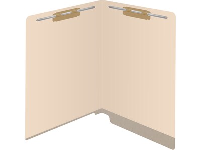 Medical Arts Press Reinforced End Tab File Folder, Straight-Cut, Letter Size, Manila/Gray, 50/Box (S-09473-GRY)