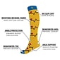 Extreme Fit Fun Patterened Knee High Compression Socks, Large/XL, 3 Pairs/Pack (EF-3TUFCS-L)