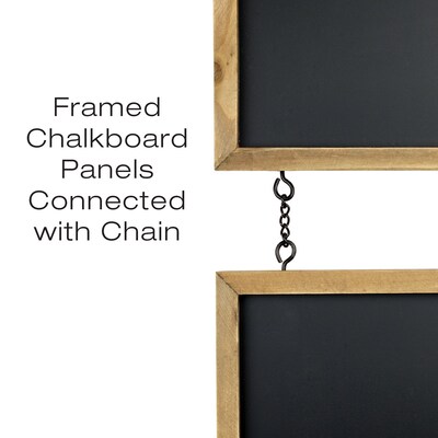 Excello Global Products Hanging 5-Piece Chalkboard Sign (EGP-HD-0289)