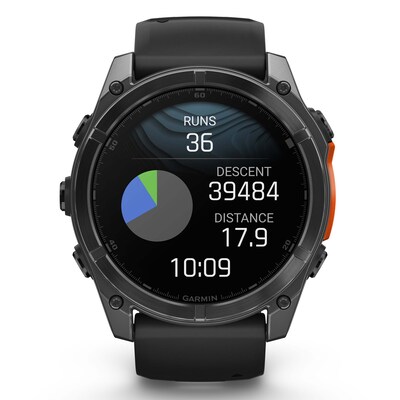 Garmin fenix 8 Smart Watch, 51 mm, Slate Gray & Black (GRM0290500)