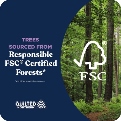 Quilted Northern Ultra Plush Toilet Paper, 3-ply, White, 255 Sheets/Roll, 18 Rolls/Case (876045/874685)