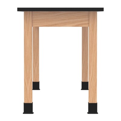 Diversified Woodcrafts School Classroom Rectangular Science Lab Table, 72" x 24", Oak (C7306K30N)