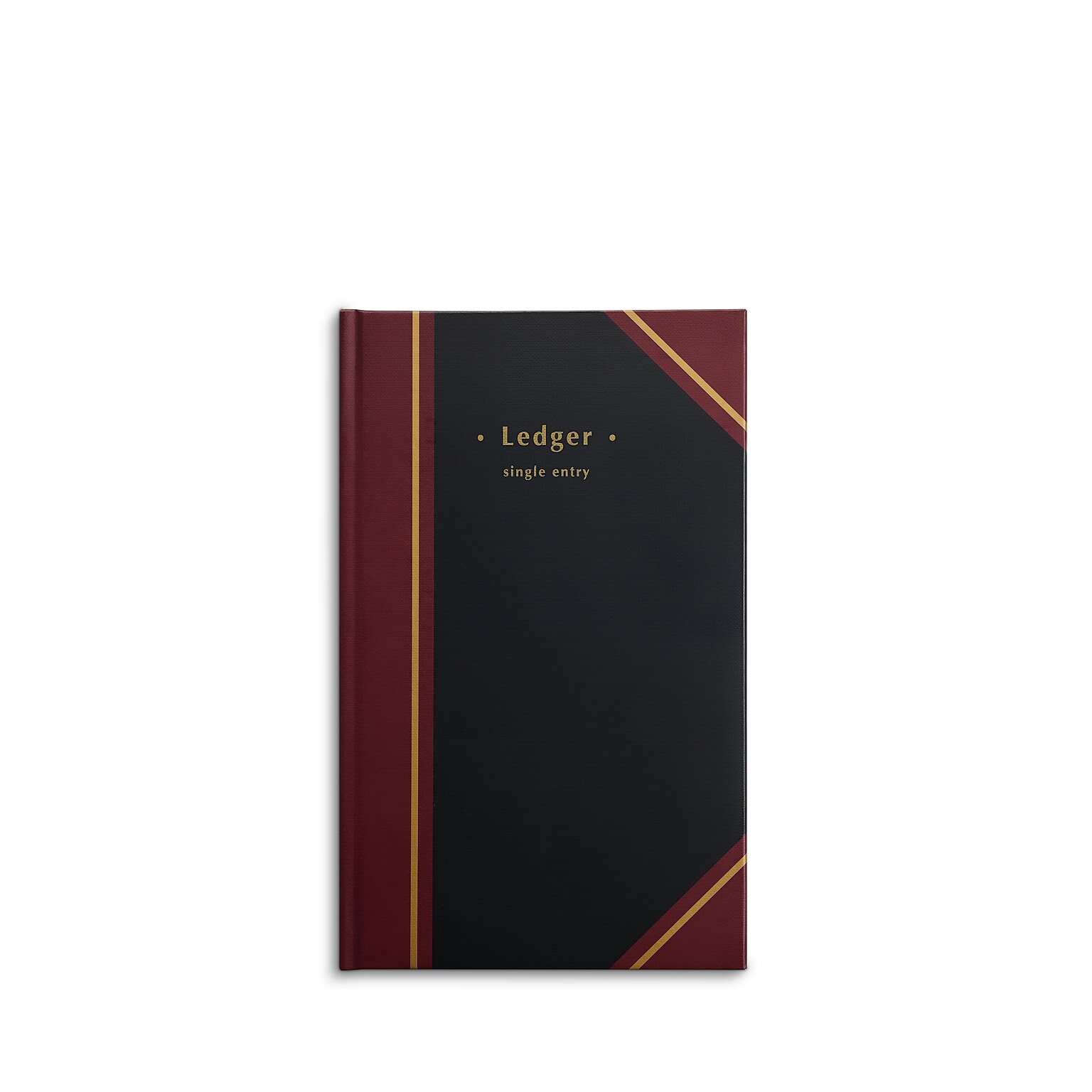 Staples Ledger Book, Black, 150 Sheets/Book (217679)