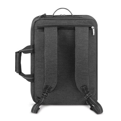 Solo New York Duane Hybrid Polyester Briefcase, Laptop Compatible, Grey (UBN31010)