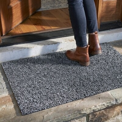 Floortex Doortex Twistermat Outdoor Entrance Mat, 60 x 36, Storm Gray (NREMFLVA0014)