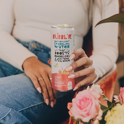 Bubbl'r Antioxidant Twisted Elix'r Flavored Sparkling Water, 12 oz., 12 Cans/Pack (WIC39923)