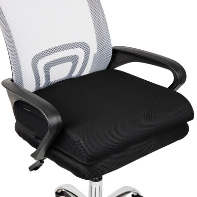 Mind Reader Memory Foam Office Chair Cushion, Black (MEMGEL-BLK)