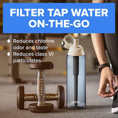 Brita Plastic Filtered Water Bottle, 36 oz., Night Sky (36465)