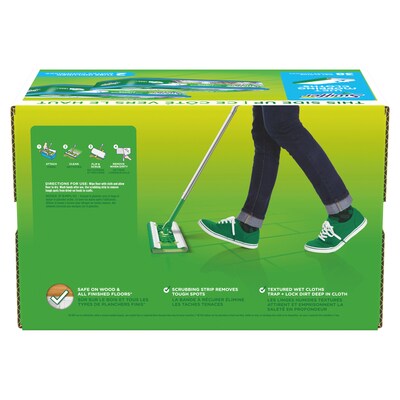 Swiffer Sweeper TRAP + LOCK Wet  Mop Cloth, Lavender, 38/Pack (00743)