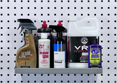 Triton Products LocHook 18 W x 6 D Gray Steel Pegboard Shelf (56186)