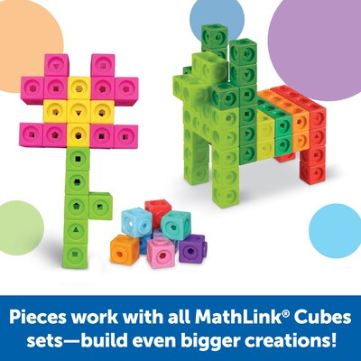 Learning Resources Mathtastics MathLink Cubes Math Activity Set (LER9334)