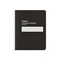 Staples Composition Notebook, 7.5 x 9.75, Black, 4/Pack (TR58294)