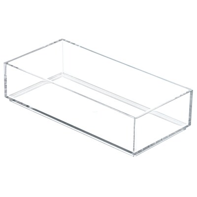 iDesign Clarity Plastic Drawer Organizer, Clear (49670)