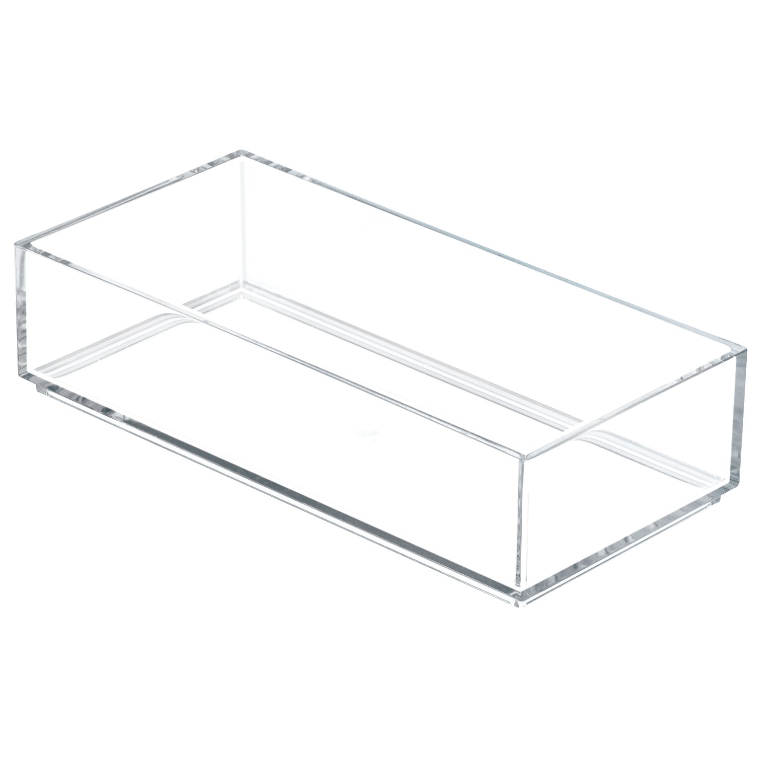 iDesign Clarity Plastic Drawer Organizer, Clear (49670)